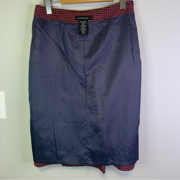 CLUB Monaco 30% Wool Blend Pencil Skirt Size 4 - Picture 9 of 9
